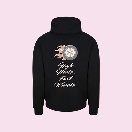 SheDriven Society Black Graphic Hoodie