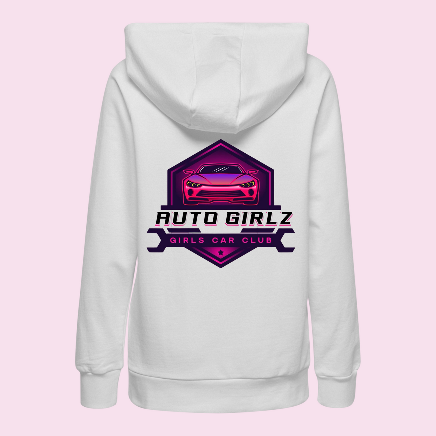 AutoGirlz White Hoodie