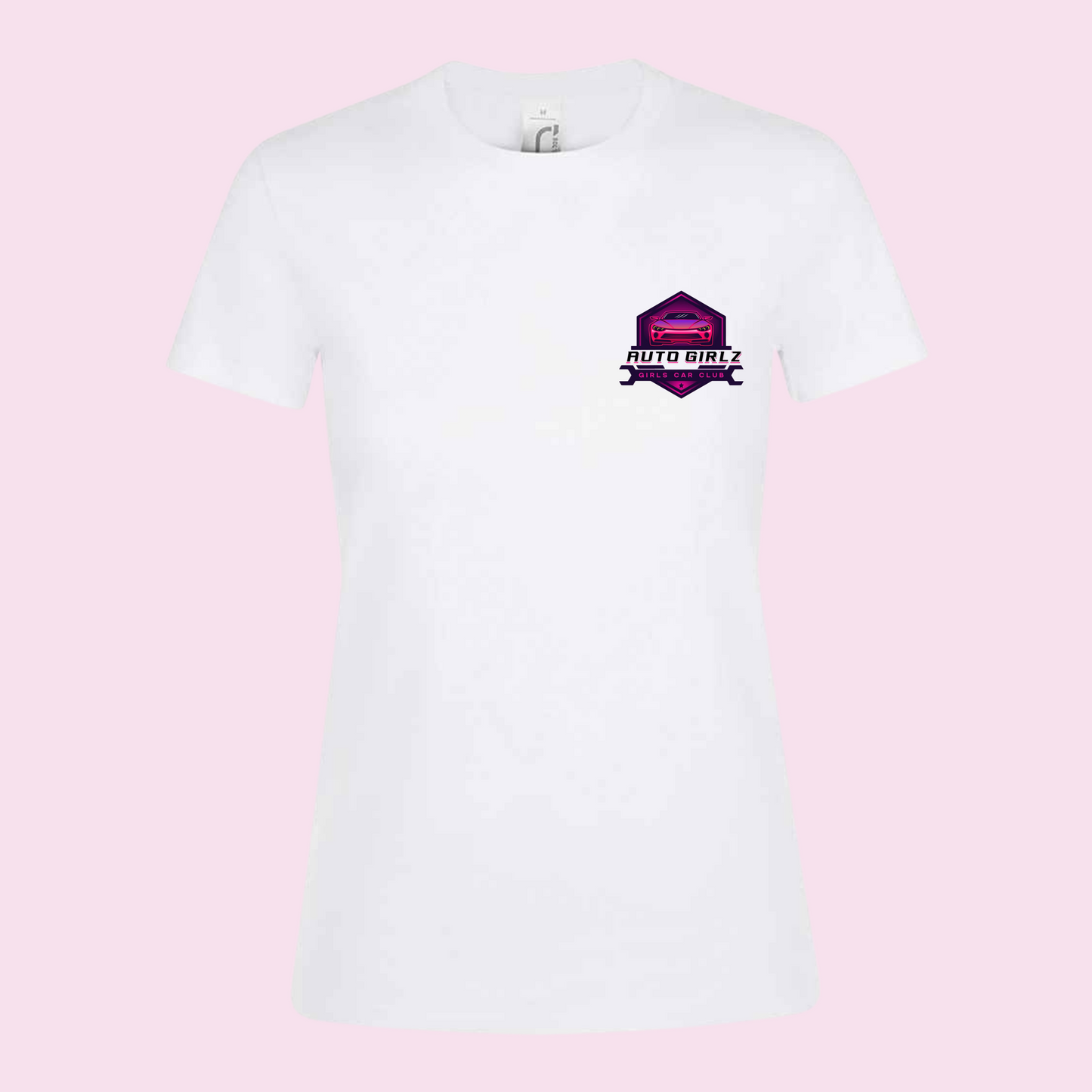 AutoGirlz White Tee