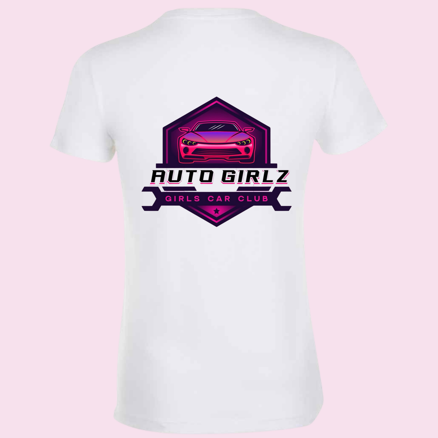 AutoGirlz White Tee